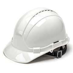 Fototapeta premium High-Quality White Safety Helmet, Perfect for Construction