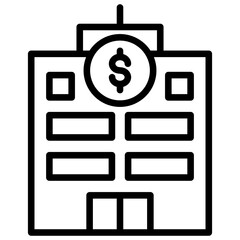 Bank Building Icon