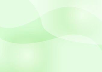 シンプルな緑色のグラデーション背景　ベクター　素材