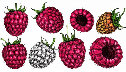 raspberry and blackberry