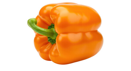Isolated Orange Bell Pepper