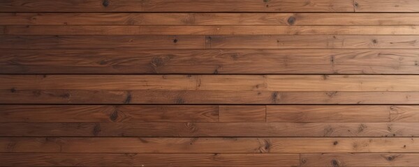 Fototapeta premium Light to dark brown wood planks, subtle gradient effect , wood tones, wood plank texture, surface