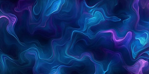Abstract Flowing Liquid Deep Colors Background