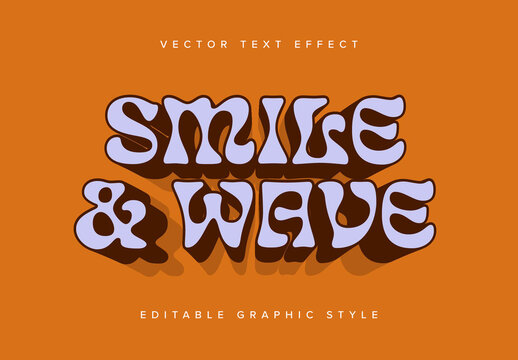 Bold Growing Text Effect Mockup