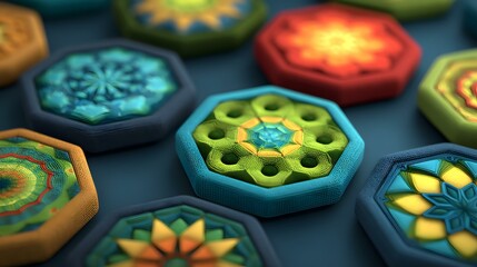 filled with evolving generative patterns and algorithmic forms