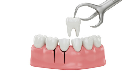 Isolated Tooth Implant