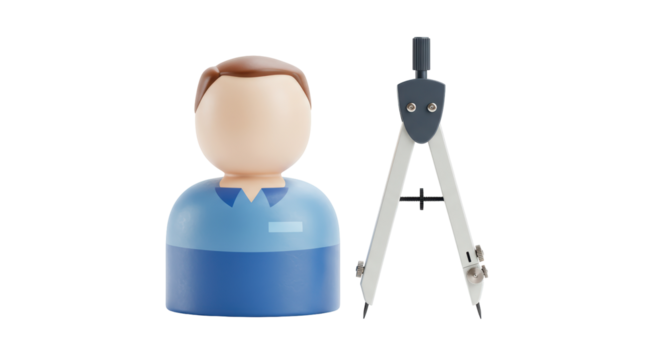 Isolated Engineer Icon