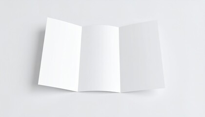 White Trifold Brochure Template