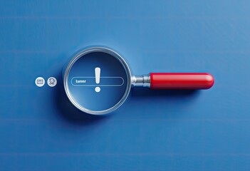 Error Search Magnifying Glass