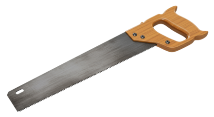 Isolated Wood Saw