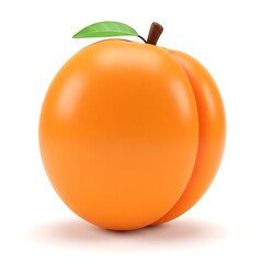 Bright ripe apricot fruit