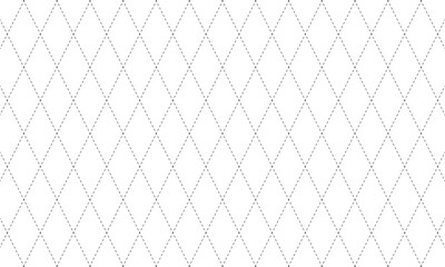 Naklejka premium 縦に細長いひし形の波線がクロスした格子模様