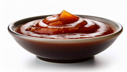 suki sauce in bowl isolated on white background