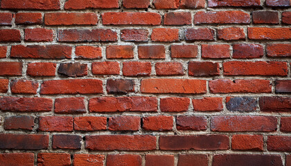 Obraz premium texture of rustic red brick wall