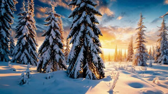 Im Erzgebirge bot sich an einem kalten Wintertag ein atemberaubender Morgen mit einem Sonnenaufgang und einer kleinen Holzh&uuml;tte im Hintergrund