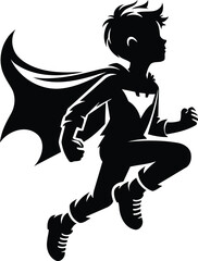 Fototapeta premium Youngster Playing Hero