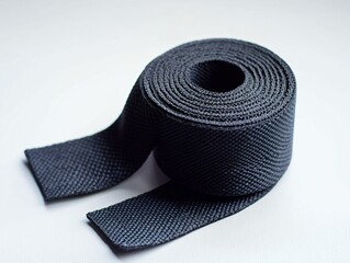 Black Woven Strap Roll