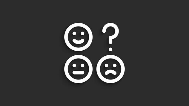 User Experience &ndash; UX Interface Lineal Icon Animation in 4K