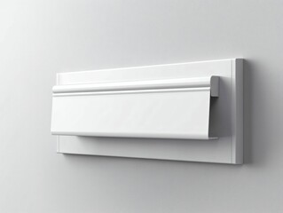 White Mail Slot