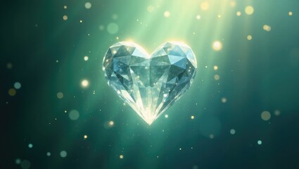 Fototapeta premium heart in the water