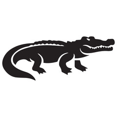 crocodile isolated on white