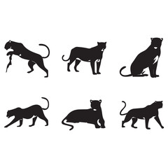 farm animals silhouettes