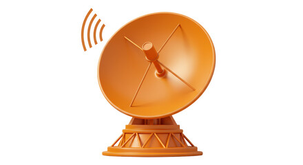 Isolated Satellite Dish Signal