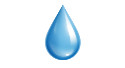 Isolated Water Drop
