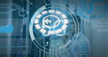 Image of text with globe and network of connections