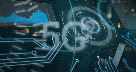 Image of text with globe and network of connections