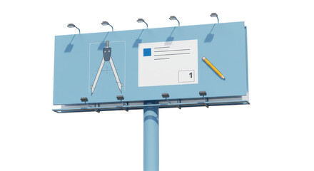 Isolated Billboard Design Concept