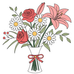 backgrounds, horizontal, no people, photography, springtime, color image, germany, tulip, beauty in nature, flower, flower arrangement, leaf, nature, red, web banner, green color, pink color, border -