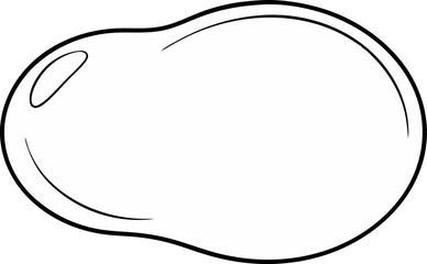 Soap Bubble Shape Line Art Vector Illustration