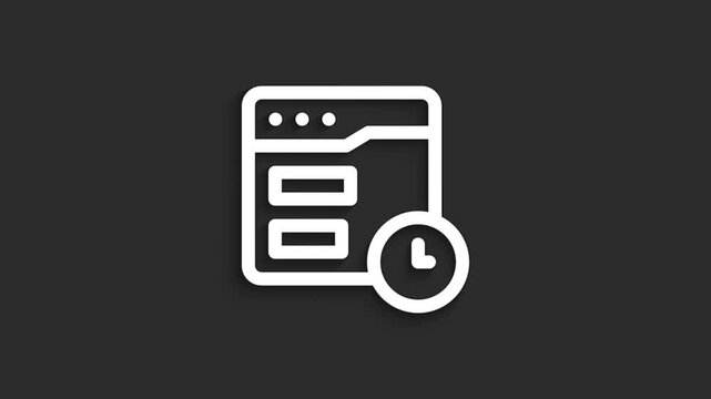 Testing &ndash; UX Validation Lineal Icon Animation in 4K