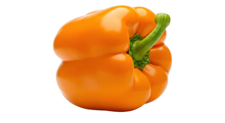 Isolated Orange Bell Pepper