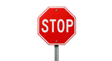 Isolated Stop Sign
