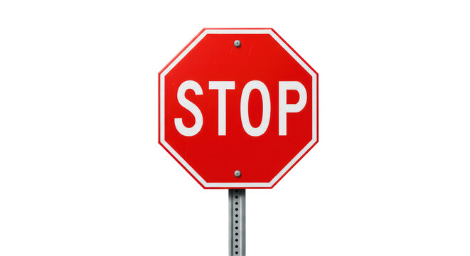 Isolated Stop Sign
