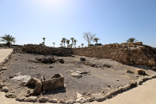 Excavations of the ancient city of Megiddo in the Jezreel Valley in Israel.