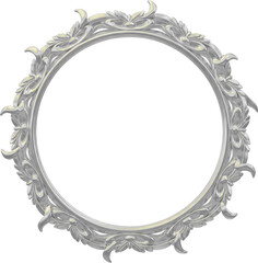 antique silver picture frame