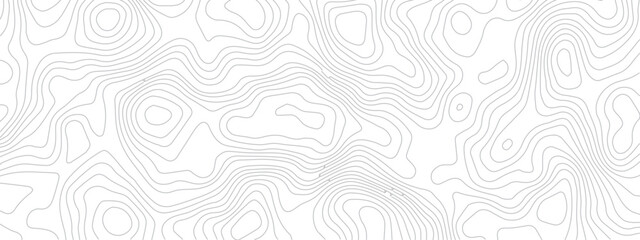 Detailed Sea Map with Geometric Lines and Topography, Featuring a Mounted Grid Pattern to Depict Area Space and Landscape Topos
