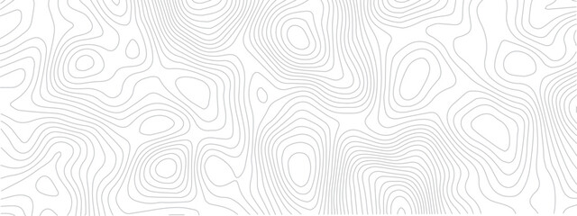 Seamless Grid Pattern Combining Topography, Technology Lines, and Discovery Areas Represented in Geometric Styles
