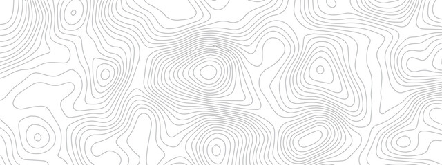 Seamless Grid Pattern Combining Topography, Technology Lines, and Discovery Areas Represented in Geometric Styles
