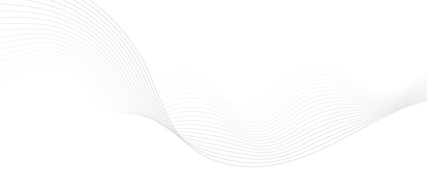 Abstract gray background. Abstract linear flowing particles future technology concept abstract wave curve lines banner.  