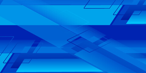 Abstarct blue geometric shapes background. Dynamic shapes composition. Eps10 vector