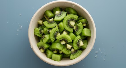 A vibrant set of studio-lit kiwi fruit images highlighting juicy textures, fresh slices, macro details, and artistic setups—ideal for food photography, ads, or realistic AI-generated visuals.