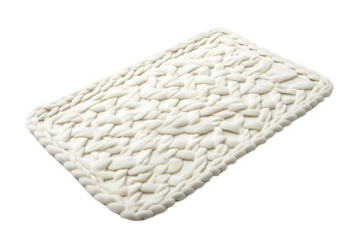 Bathroom mat with anti-skid properties