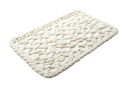 Bathroom mat with anti-skid properties