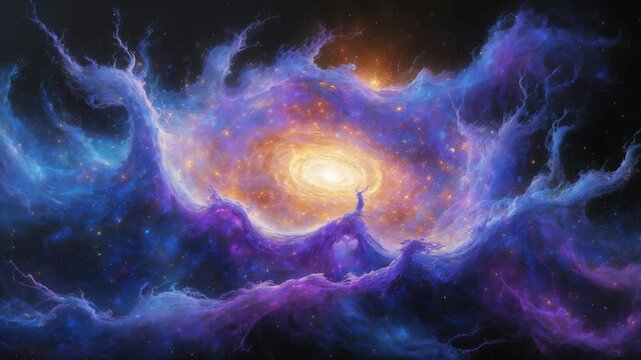 Illustration of an active galactic nucleus