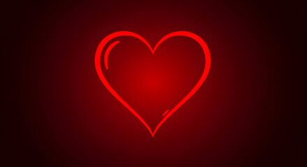 Romantic Red Heart: A Symbol of Love and Passion