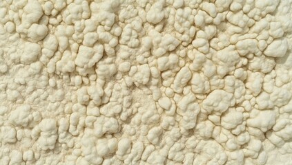 Creamy, textured surface with small, irregular bumps